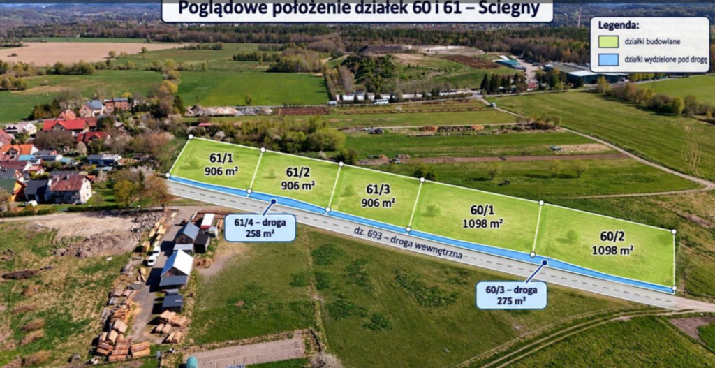 Działka Sprzedaż Ściegny 4