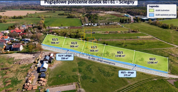 Działka Sprzedaż Ściegny 4